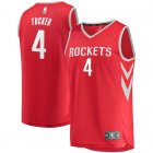 Camiseta PJ Tucker 4 Houston Rockets Icon Edition Rojo Hombre